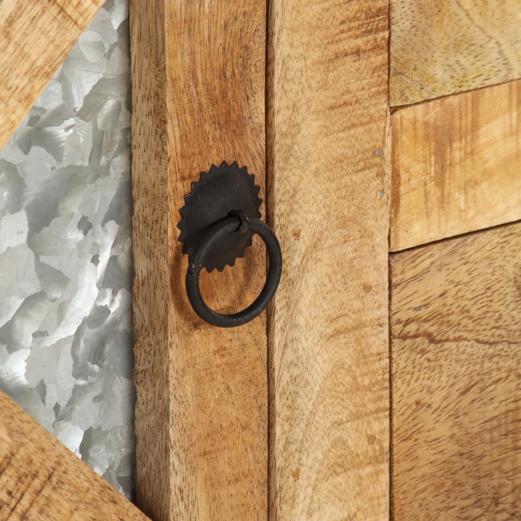 Sideboard 110x30x74 cm Rough Mango Wood - OLBRIT