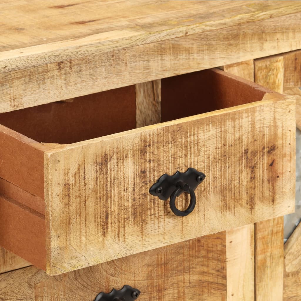 Sideboard 110x30x74 cm Rough Mango Wood - OLBRIT