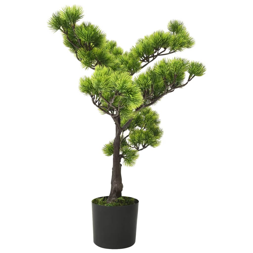 Artificial Pinus Bonsai with Pot 60 cm Green - OLBRIT
