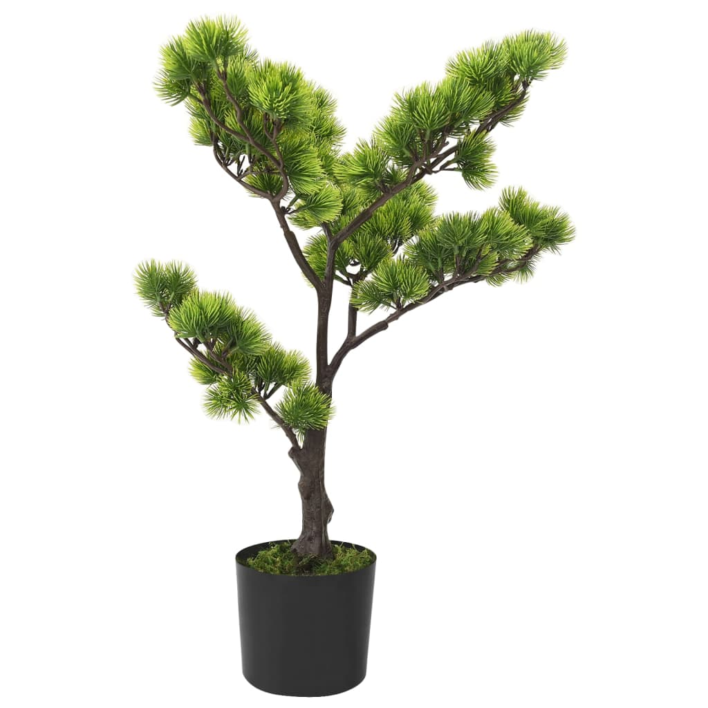 Artificial Pinus Bonsai with Pot 60 cm Green - OLBRIT