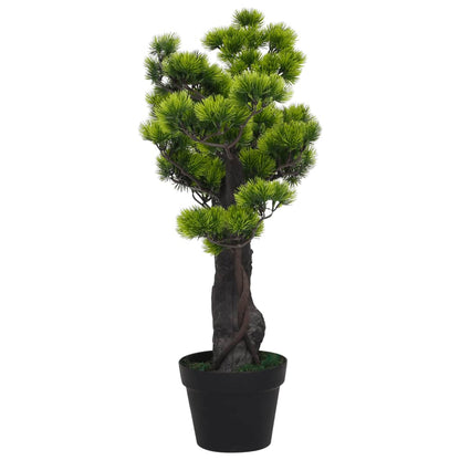 Artificial Pinus Bonsai with Pot 70 cm Green - OLBRIT