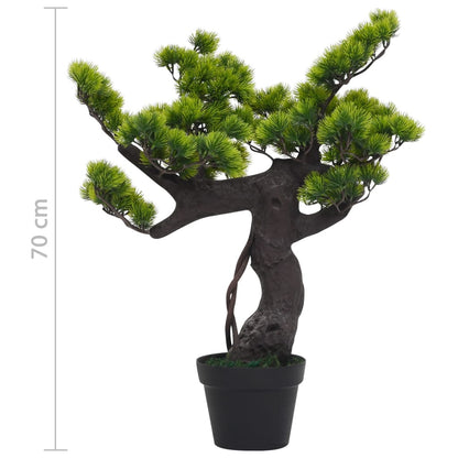 Artificial Pinus Bonsai with Pot 70 cm Green - OLBRIT