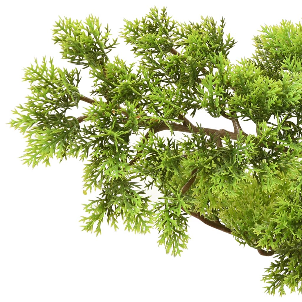 Artificial Cypress Bonsai with Pot 60 cm Green - OLBRIT