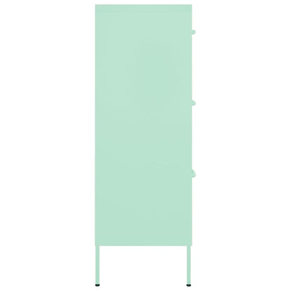 Drawer Cabinet Mint 80x35x101.5 cm Steel - OLBRIT