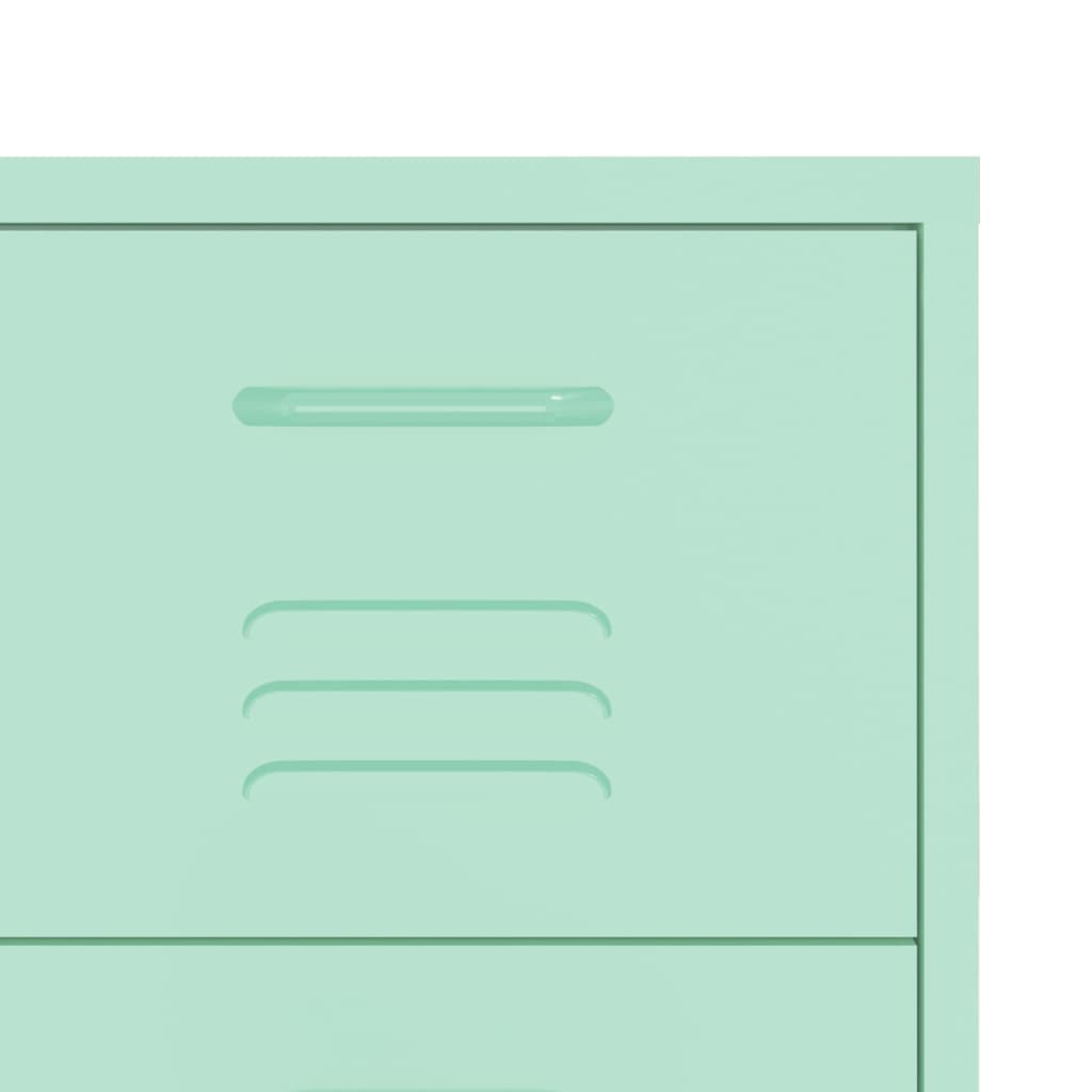 Drawer Cabinet Mint 80x35x101.5 cm Steel - OLBRIT