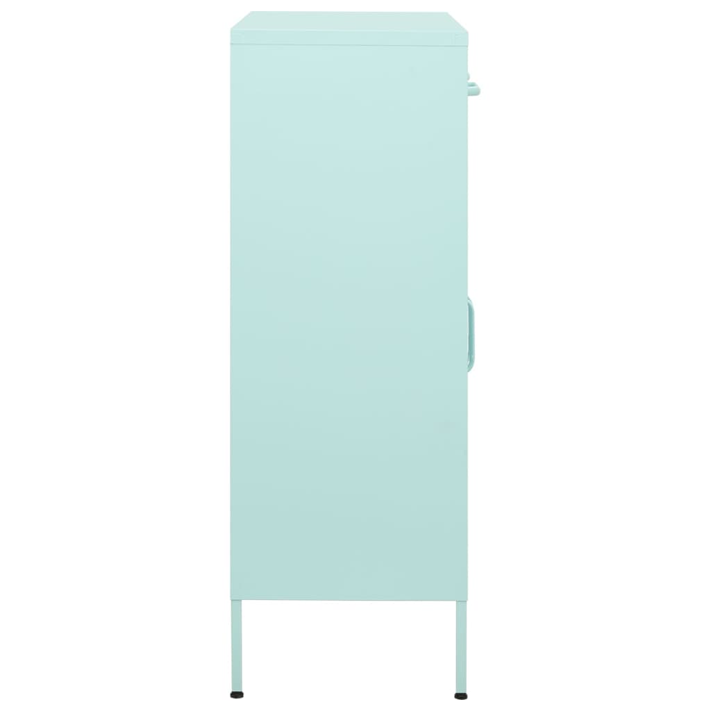 Storage Cabinet Mint 80x35x101.5 cm Steel - OLBRIT