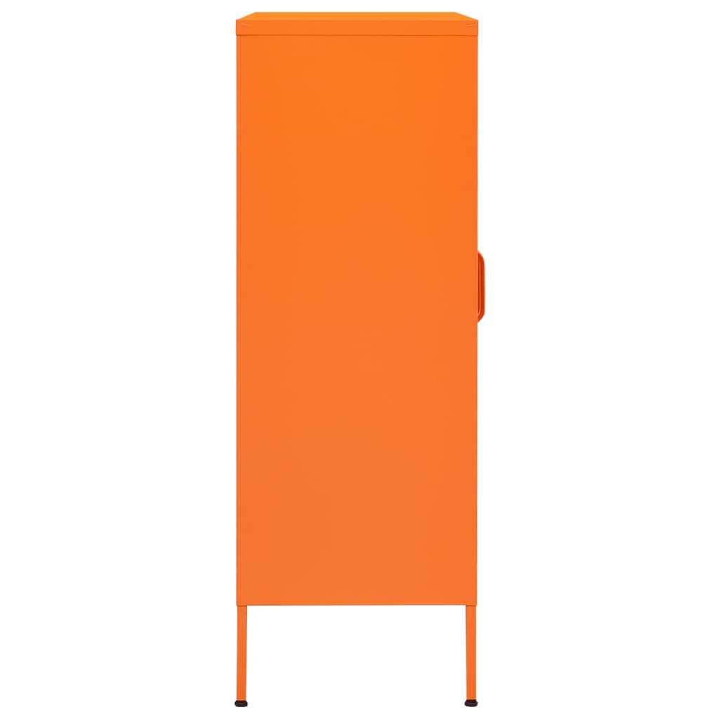 Storage Cabinet Orange 80x35x101.5 cm Steel - OLBRIT