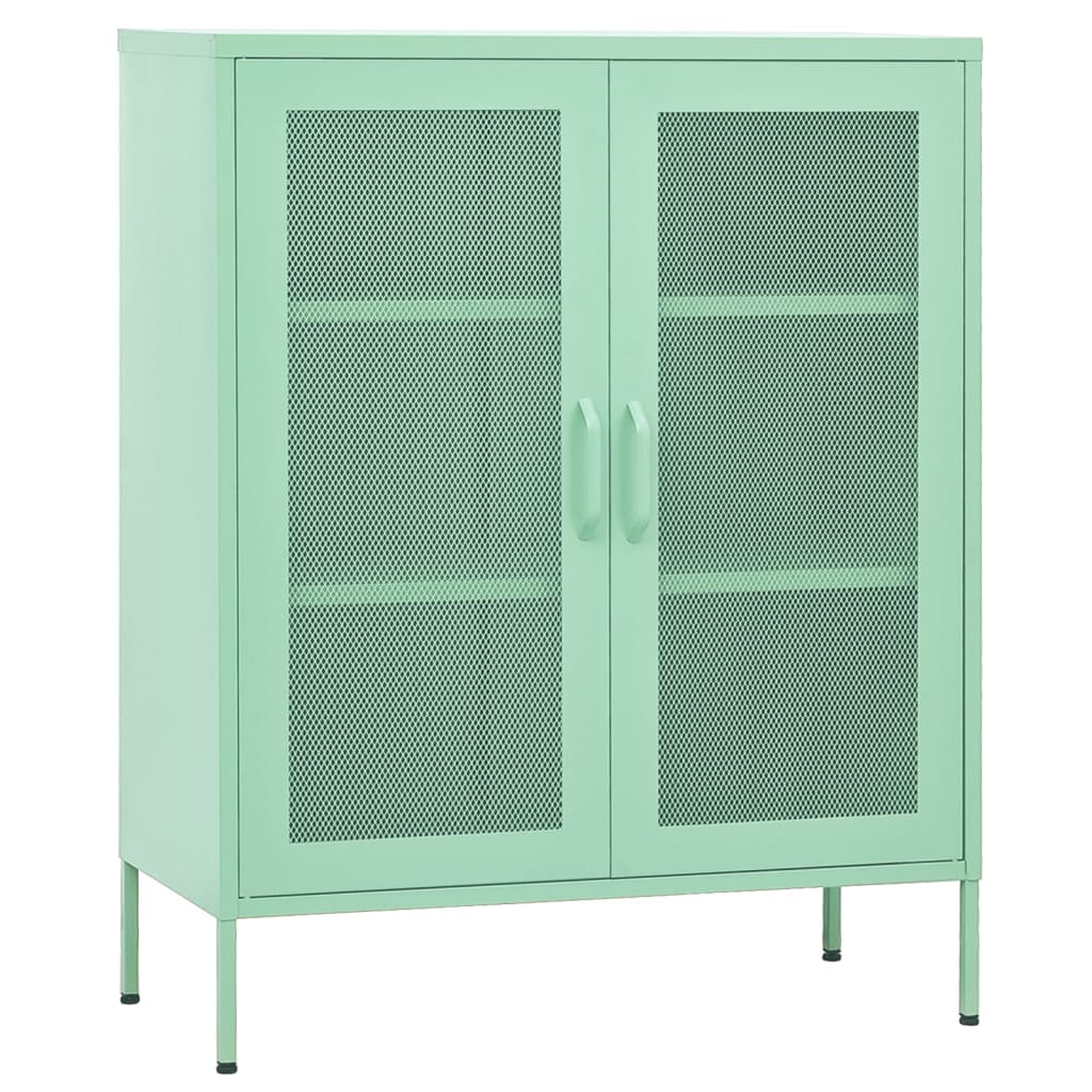 Storage Cabinet Mint 80x35x101.5 cm Steel - OLBRIT