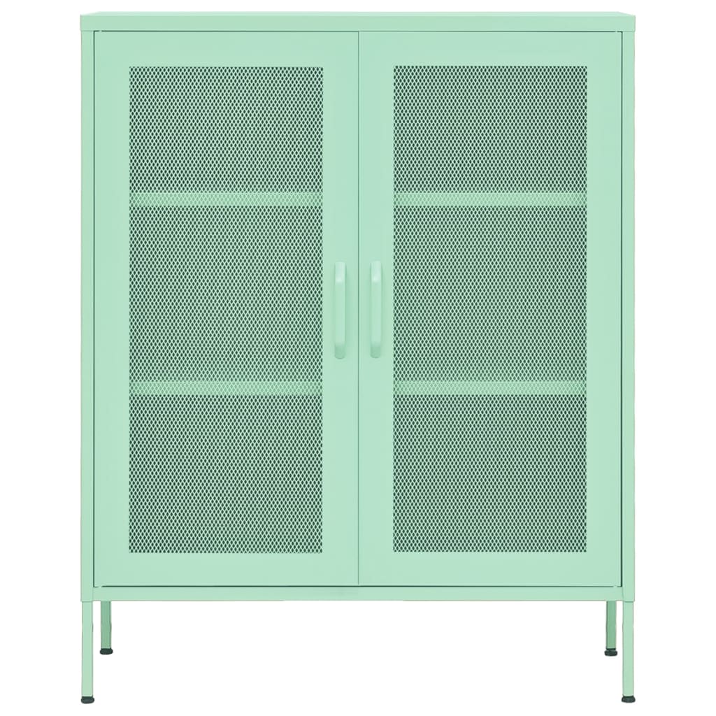 Storage Cabinet Mint 80x35x101.5 cm Steel - OLBRIT