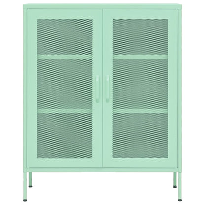 Storage Cabinet Mint 80x35x101.5 cm Steel - OLBRIT