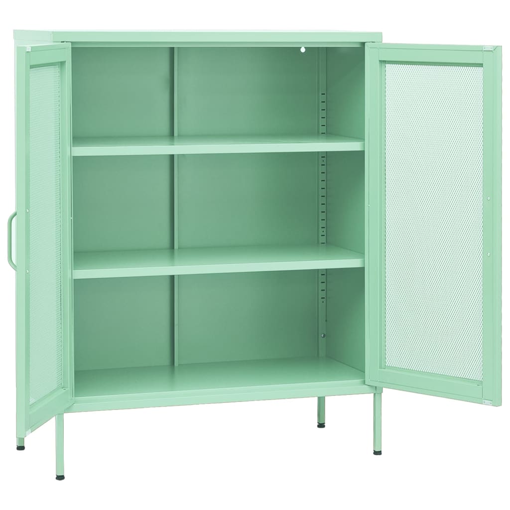 Storage Cabinet Mint 80x35x101.5 cm Steel - OLBRIT