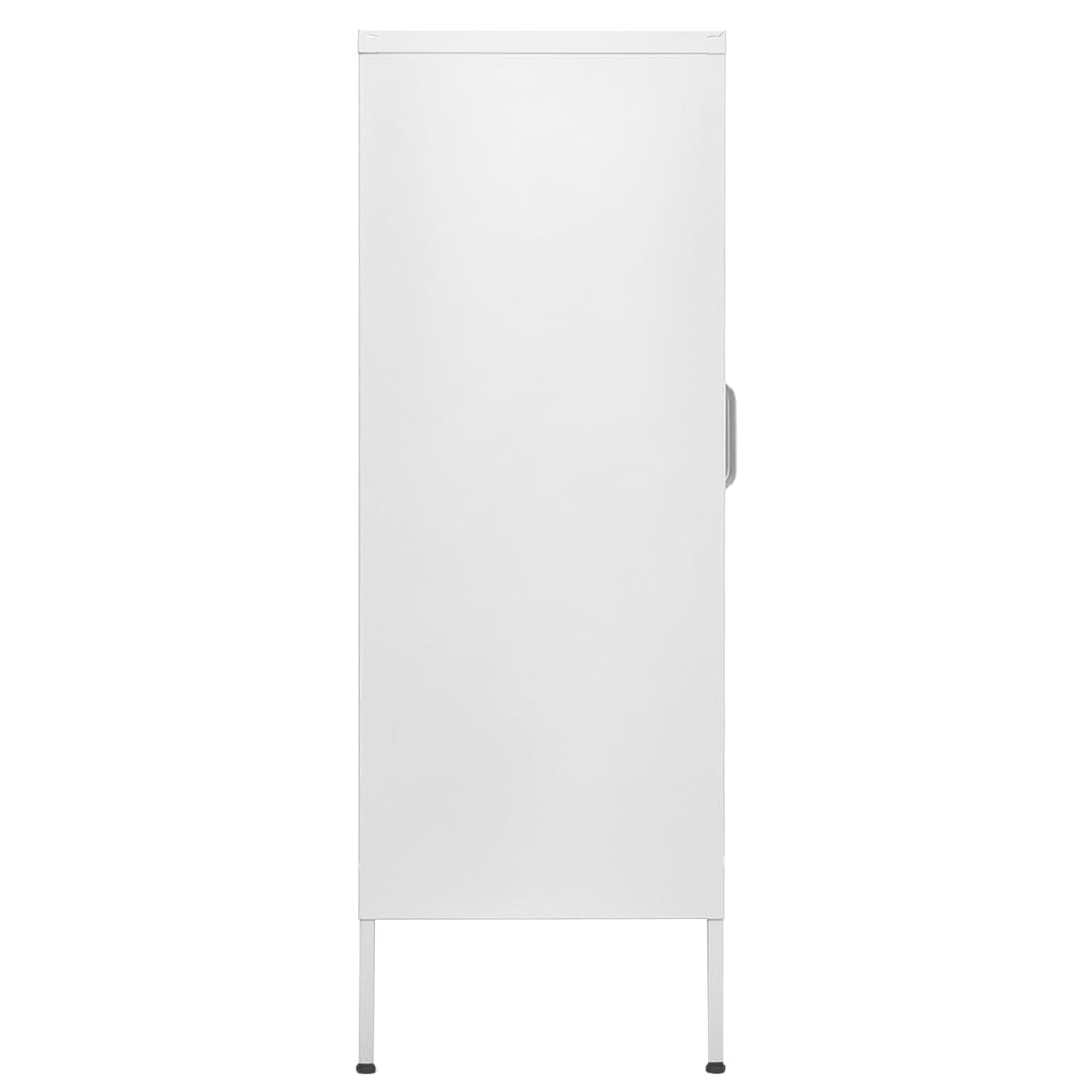 Storage Cabinet White 80x35x101.5 cm Steel - OLBRIT