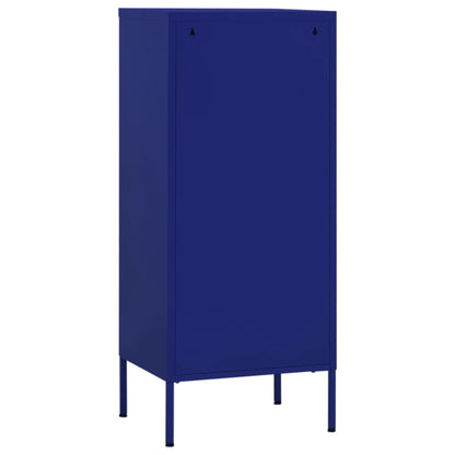 Storage Cabinet Navy Blue 42.5x35x101.5 cm Steel - OLBRIT