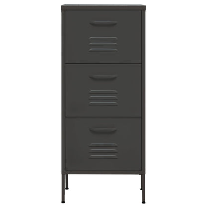 Storage Cabinet Anthracite 42.5x35x101.5 cm Steel - OLBRIT