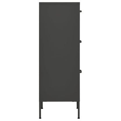 Storage Cabinet Anthracite 42.5x35x101.5 cm Steel - OLBRIT