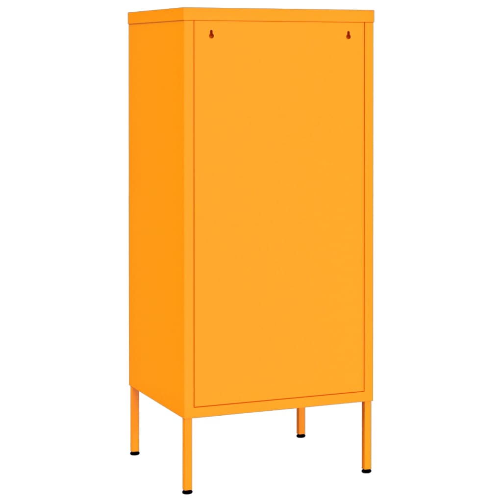 Storage Cabinet Mustard Yellow 42.5x35x101.5 cm Steel - OLBRIT