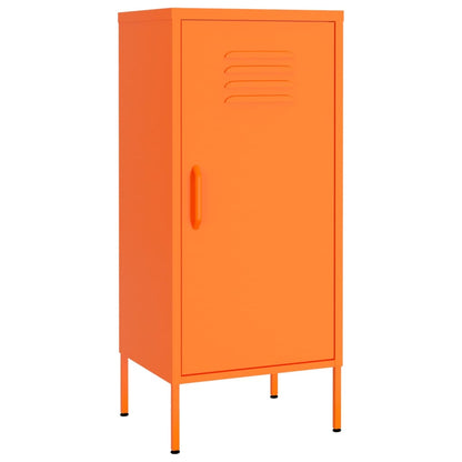Storage Cabinet Orange 42.5x35x101.5 cm Steel - OLBRIT
