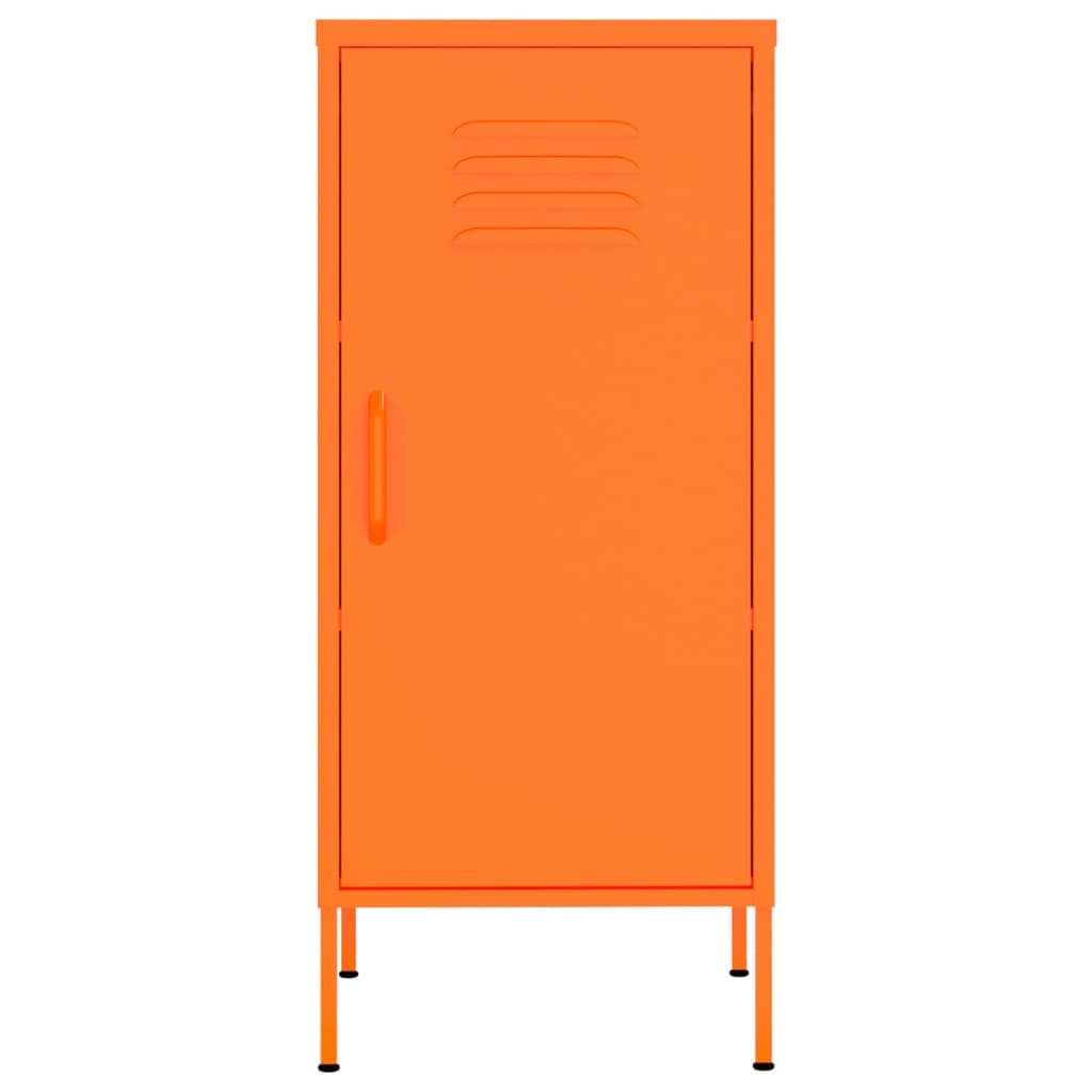 Storage Cabinet Orange 42.5x35x101.5 cm Steel - OLBRIT