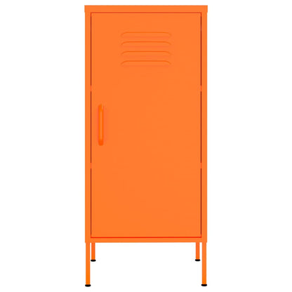 Storage Cabinet Orange 42.5x35x101.5 cm Steel - OLBRIT