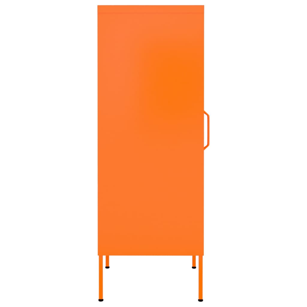Storage Cabinet Orange 42.5x35x101.5 cm Steel - OLBRIT