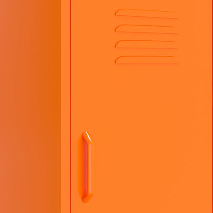 Storage Cabinet Orange 42.5x35x101.5 cm Steel - OLBRIT