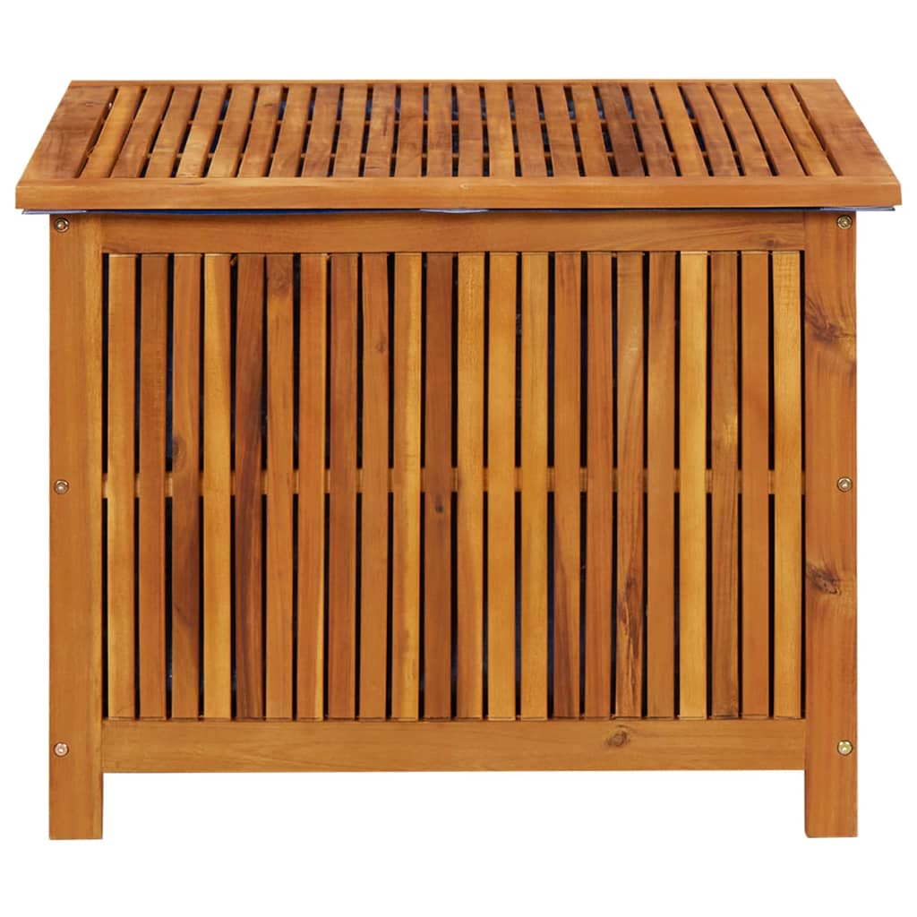 Garden Storage Box 75x75x58 cm Solid Acacia Wood - OLBRIT