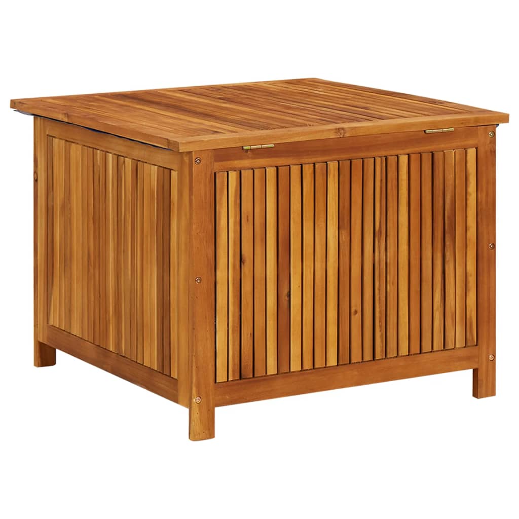 Garden Storage Box 75x75x58 cm Solid Acacia Wood - OLBRIT