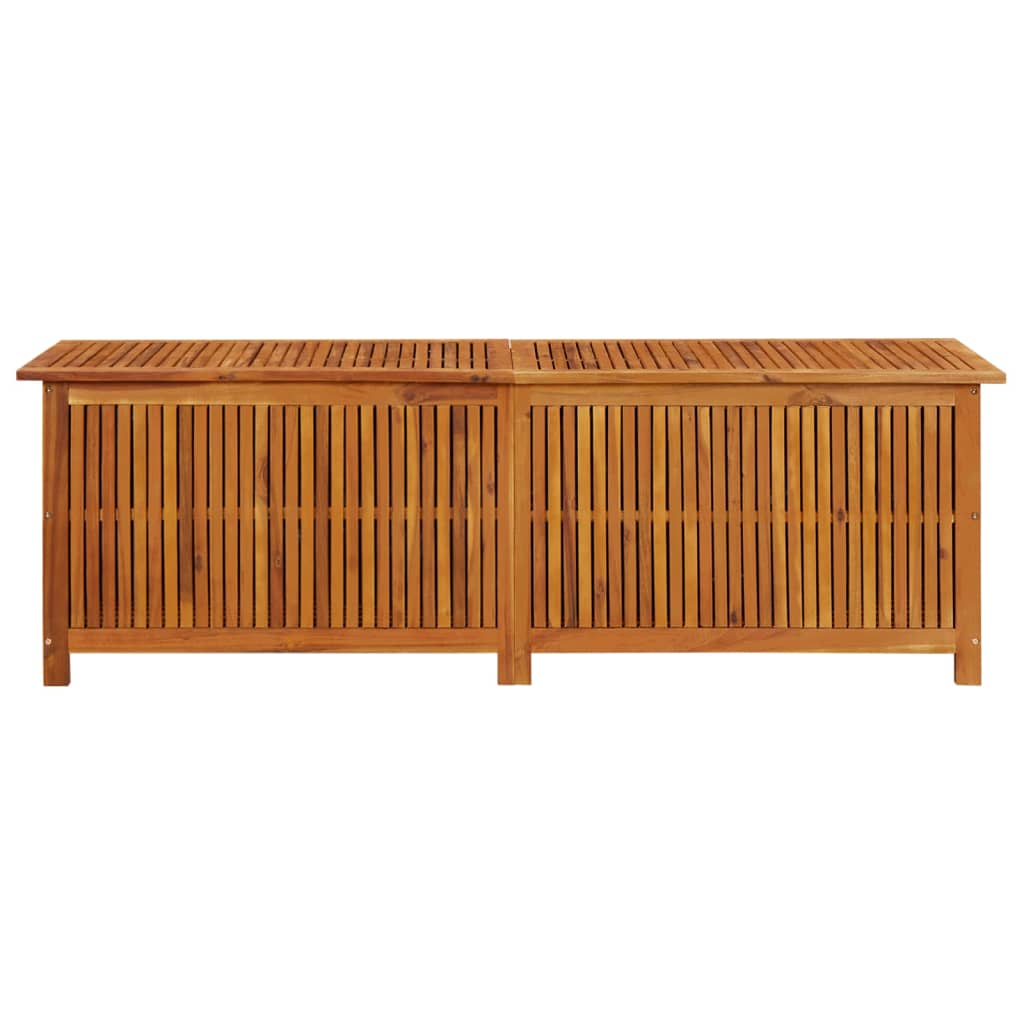 Garden Storage Box 175x50x58 cm Solid Acacia Wood - OLBRIT