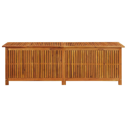 Garden Storage Box 175x50x58 cm Solid Acacia Wood - OLBRIT