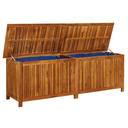 Garden Storage Box 175x50x58 cm Solid Acacia Wood - OLBRIT