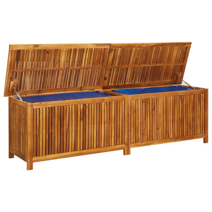 Garden Storage Box 200x50x58 cm Solid Acacia Wood - OLBRIT