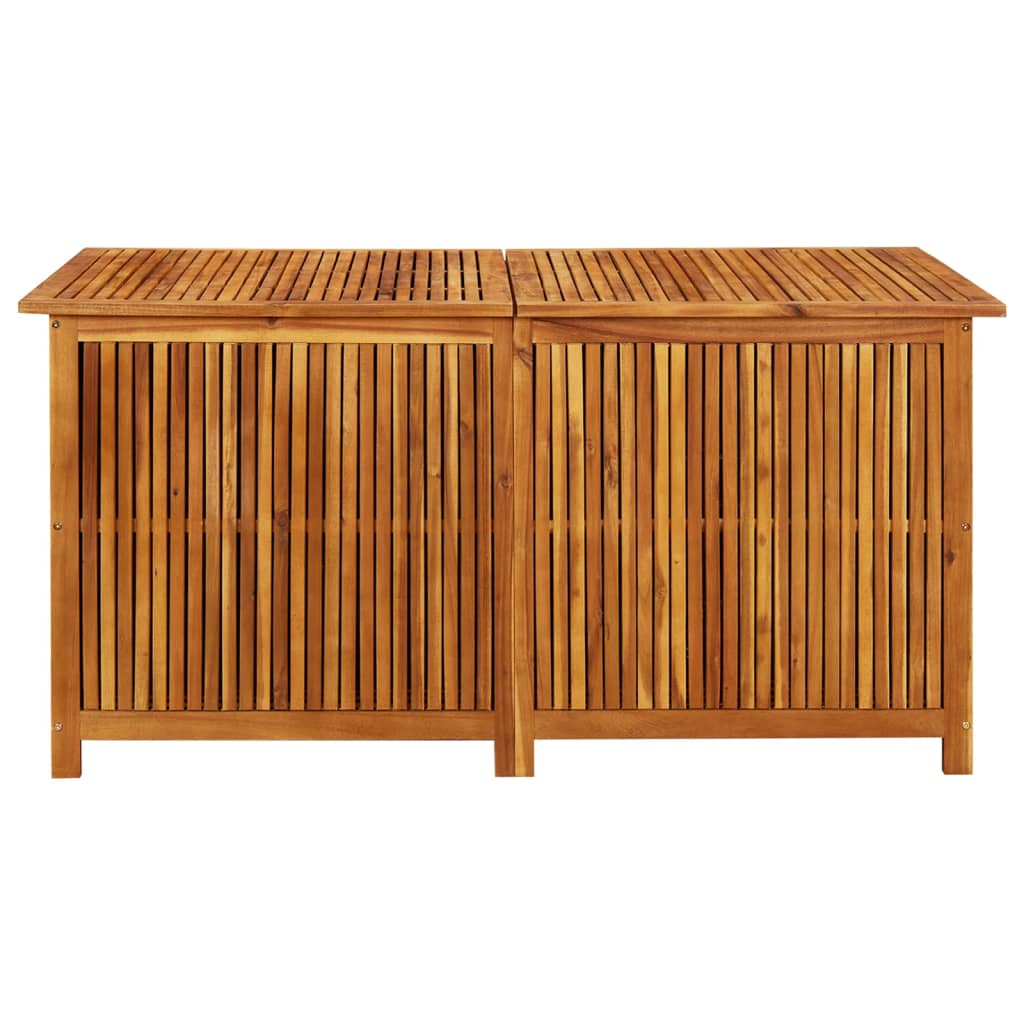 Garden Storage Box 150x80x75 cm Solid Acacia Wood - OLBRIT