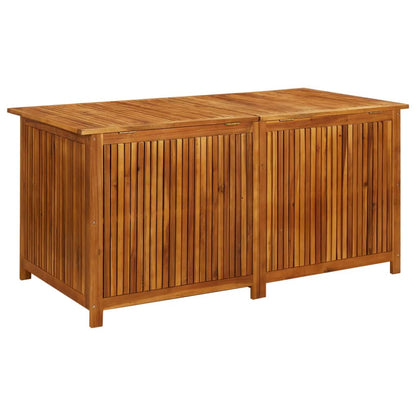 Garden Storage Box 150x80x75 cm Solid Acacia Wood - OLBRIT