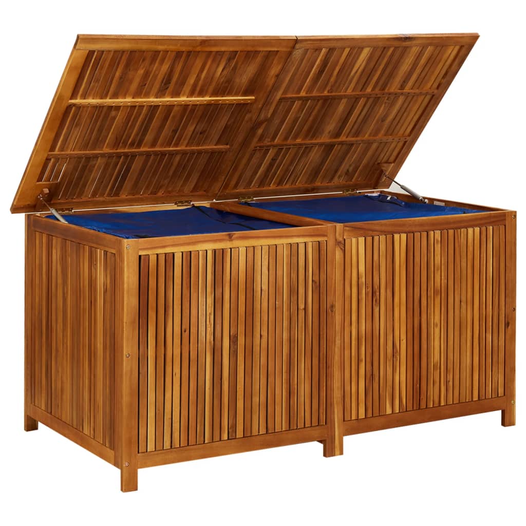 Garden Storage Box 150x80x75 cm Solid Acacia Wood - OLBRIT