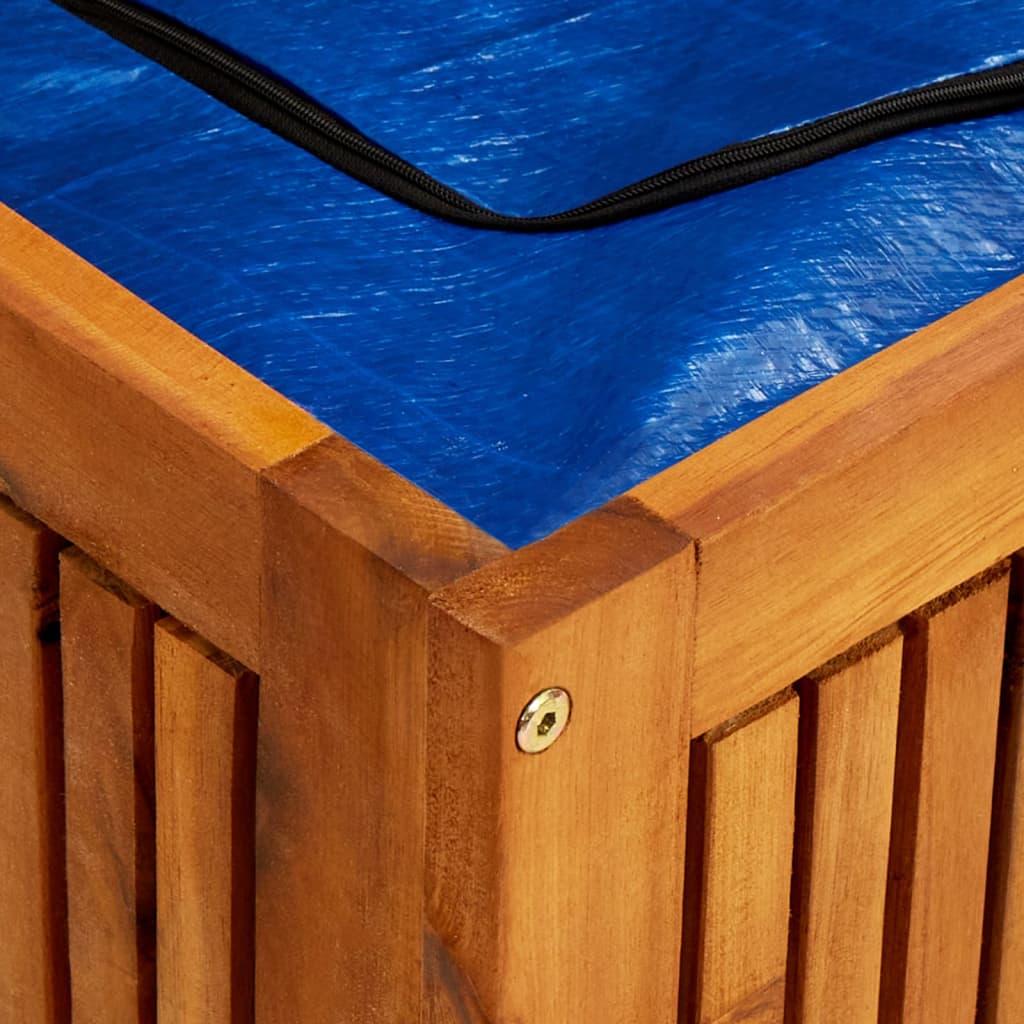 Garden Storage Box 150x80x75 cm Solid Acacia Wood - OLBRIT