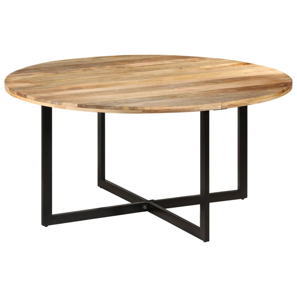 Dining Table 150x75 cm Solid Wood Mango - OLBRIT