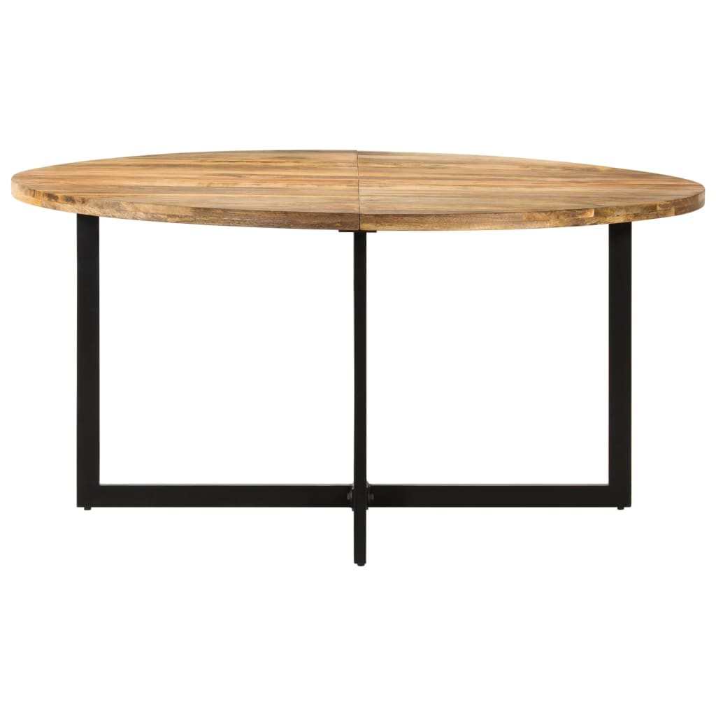 Dining Table 150x75 cm Solid Wood Mango - OLBRIT
