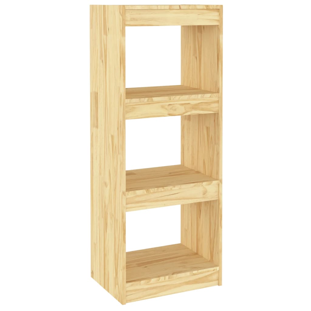 Book Cabinet/Room Divider 40x30x103.5 cm Solid Pinewood - OLBRIT