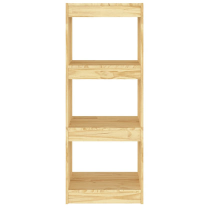 Book Cabinet/Room Divider 40x30x103.5 cm Solid Pinewood - OLBRIT