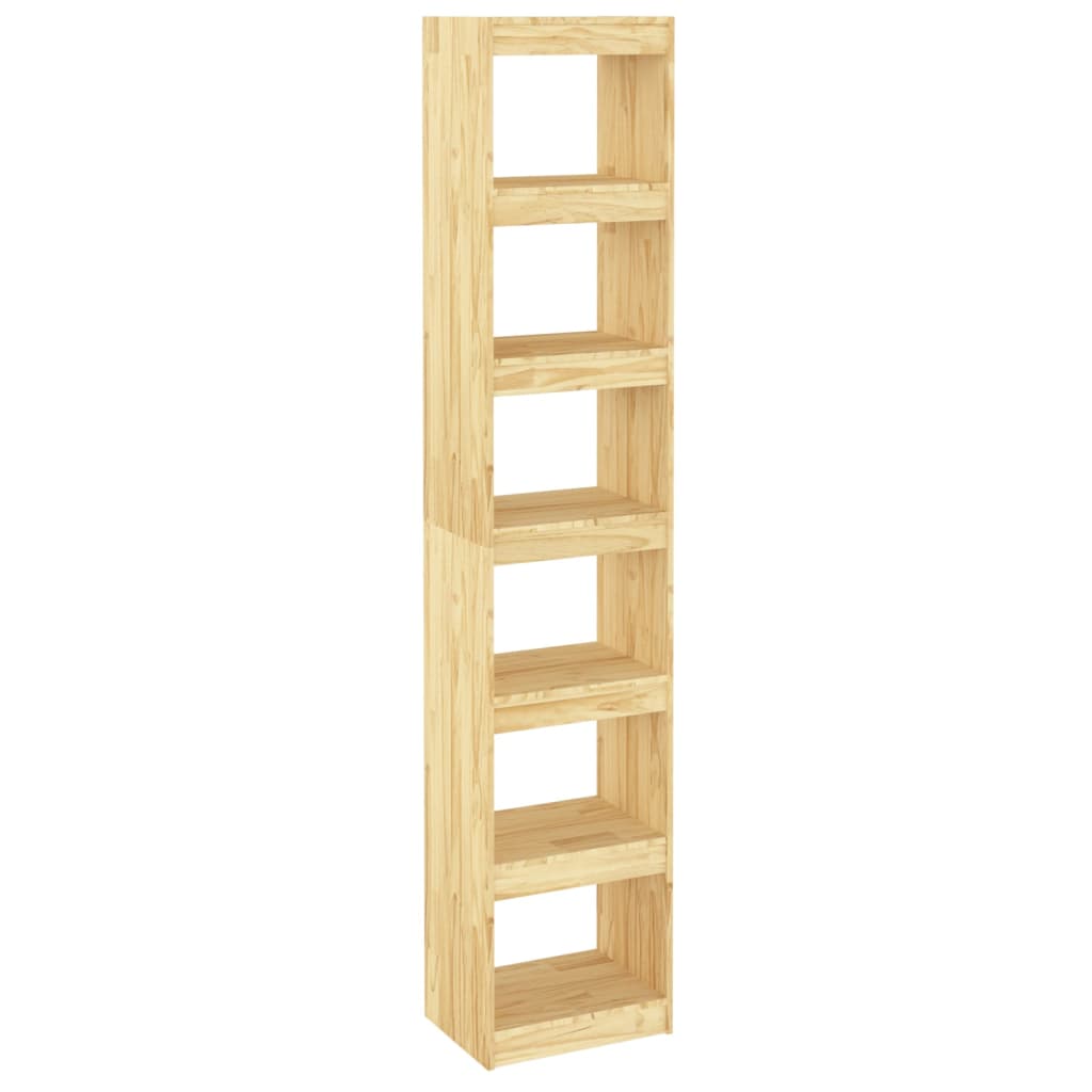 Book Cabinet/Room Divider 40x30x199 cm Solid Pinewood - OLBRIT