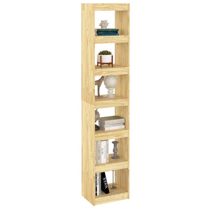 Book Cabinet/Room Divider 40x30x199 cm Solid Pinewood - OLBRIT