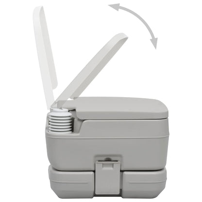Portable Camping Toilet with Tent 10+10 L - OLBRIT