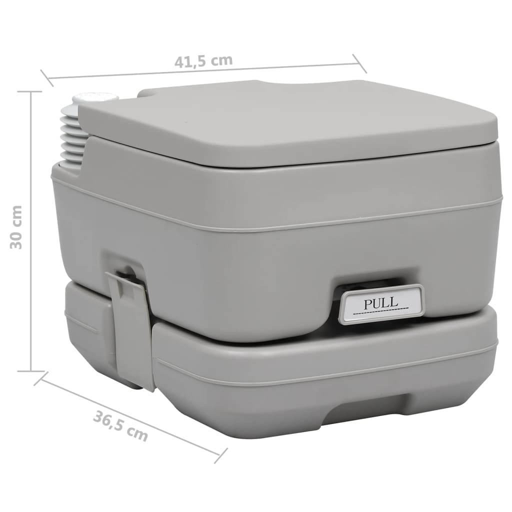 Portable Camping Toilet with Tent 10+10 L - OLBRIT