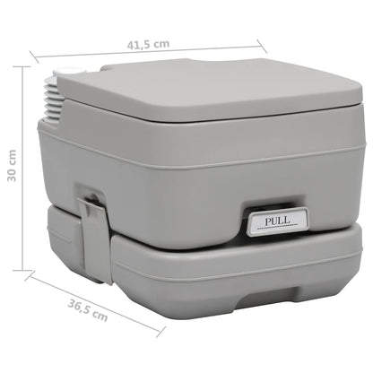 Portable Camping Toilet with Tent 10+10 L - OLBRIT