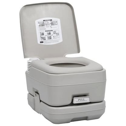 Portable Camping Toilet with Tent 10+10 L - OLBRIT