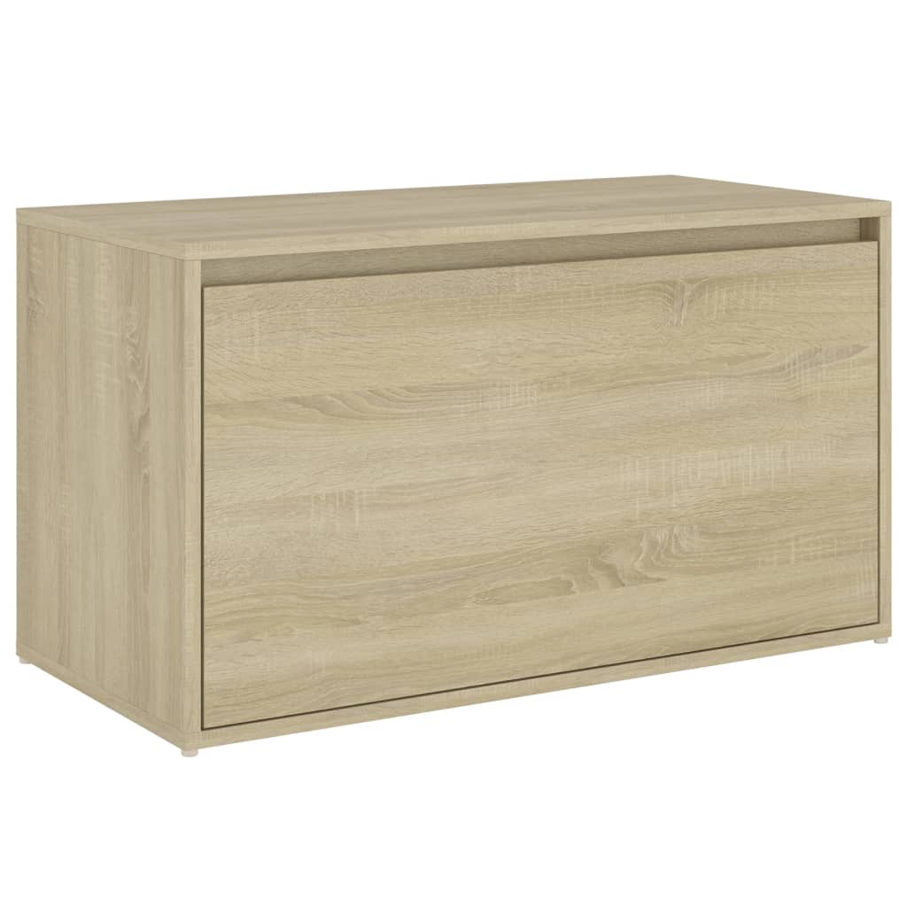 Hall Bench 80x40x45 cm Sonoma Oak Engineered Wood - OLBRIT
