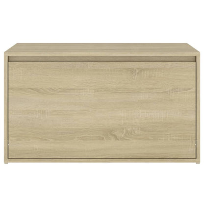 Hall Bench 80x40x45 cm Sonoma Oak Engineered Wood - OLBRIT