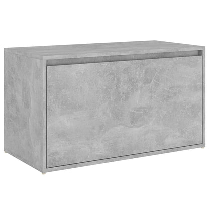 Hall Bench 80x40x45 cm Concrete Grey Engineered Wood - OLBRIT