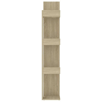 Book Cabinet Sonoma Oak 86x25.5x140 cm Engineered Wood - OLBRIT