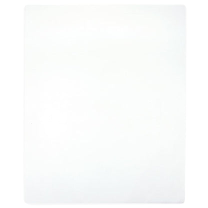 Jersey Fitted Sheets 2 pcs White 140x200 cm Cotton - OLBRIT
